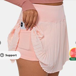 HALARA Everyday 2-in-1 Pleated Side Pocket Tennis Skirt